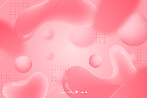 Abstract flowing shapes decorative background