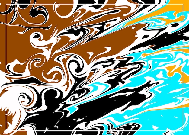 Abstract Fluid art texture backdrop with liquid effect