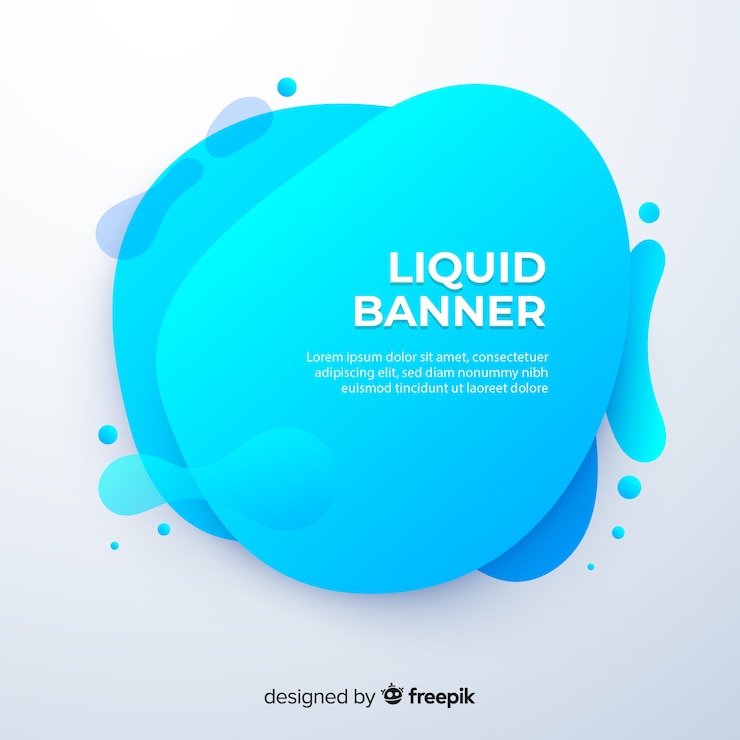 Free Vector abstract fluid banner template