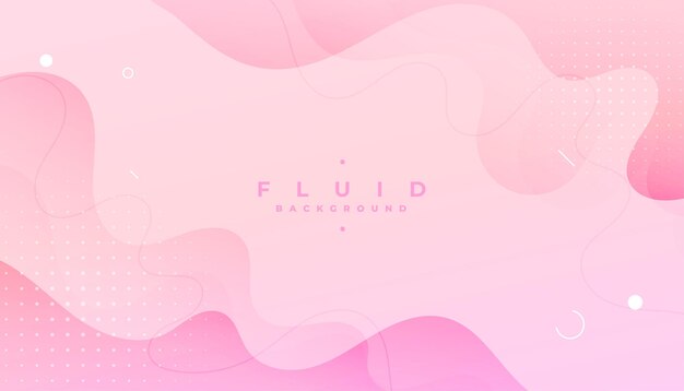 Abstract fluid banner with a smooth flow for modern design