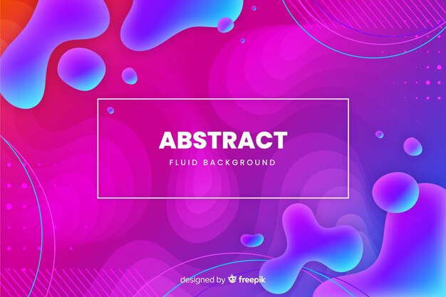 Abstract fluid shapes background