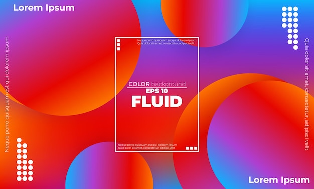 Abstract fluid wave color pattern of neon color liquid gradient background with modern geometric dynamic motion style Suitable For Wallpaper Banner Background Card Book Illustration landing page