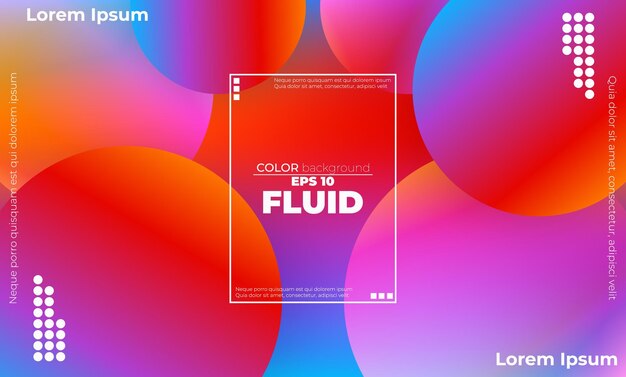 Abstract fluid wave color pattern of neon color liquid gradient background with modern geometric dynamic motion style Suitable For Wallpaper Banner Background Card Book Illustration landing page