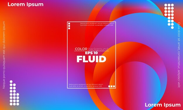 Abstract fluid wave color pattern of neon color liquid gradient background with modern geometric dynamic motion style Suitable For Wallpaper Banner Background Card Book Illustration landing page