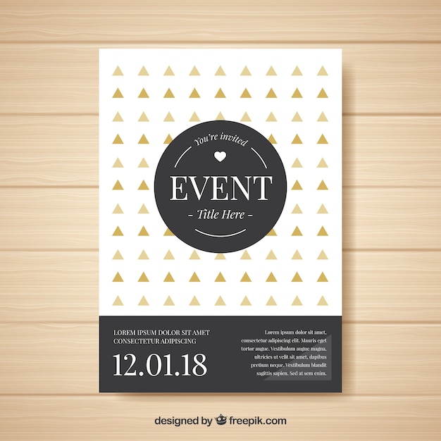 Abstract flyer template