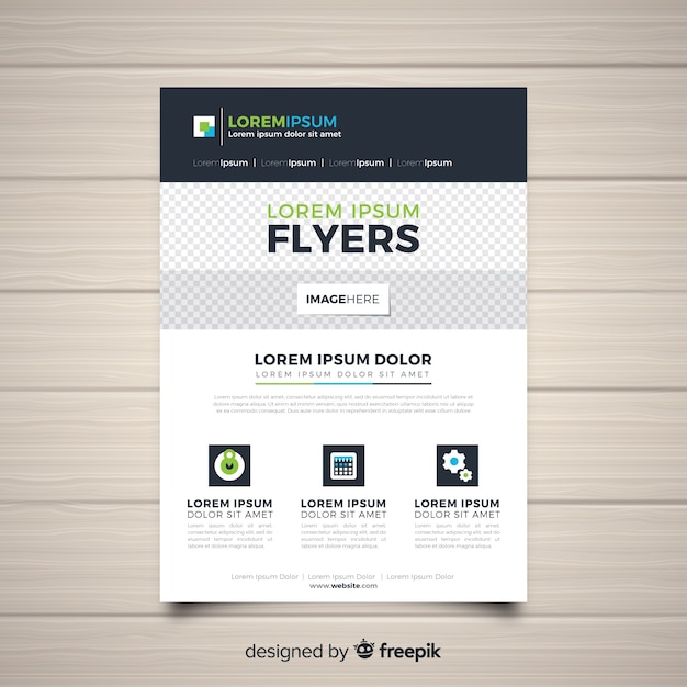 Abstract flyer template