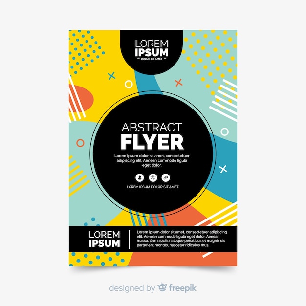 Abstract flyer template