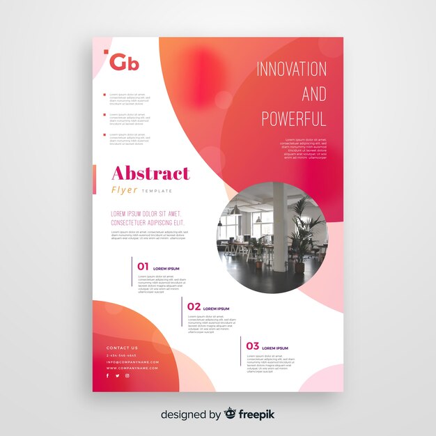 Abstract flyer template