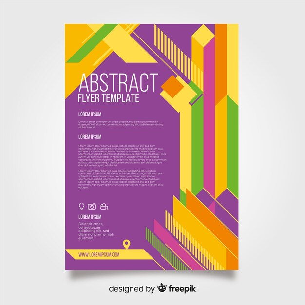 Abstract flyer template