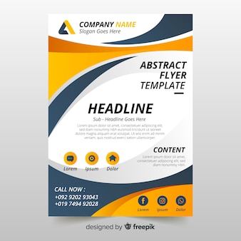 Abstract flyer template