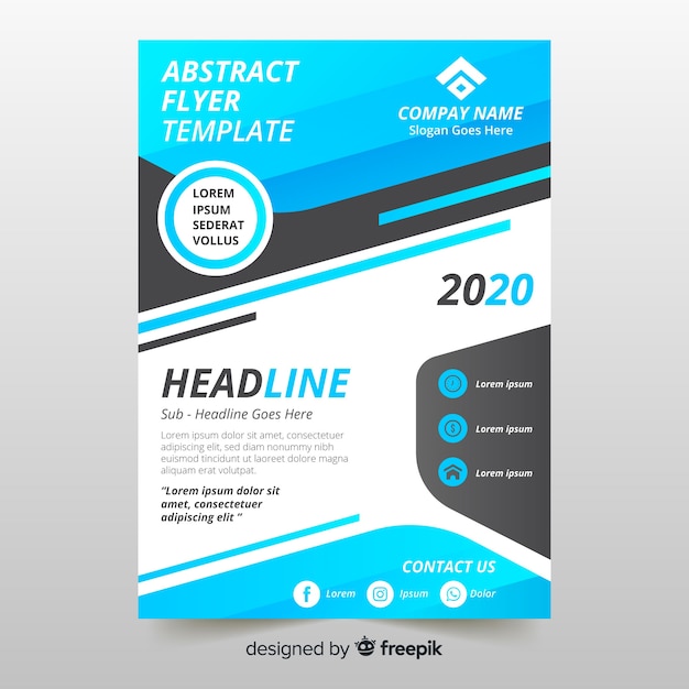 Abstract flyer template