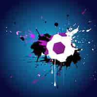 Free vector abstract football design