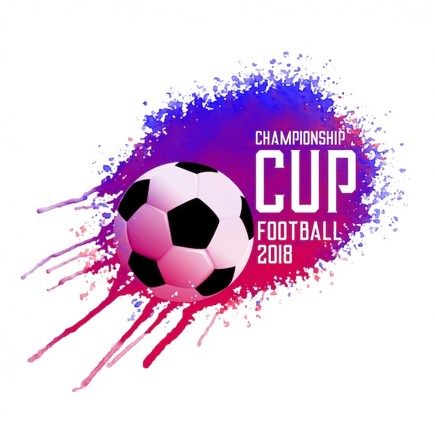 abstract football ink splatter background