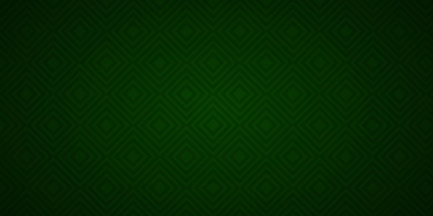 Free vector abstract forest green colour rhombus pattern background banner multipurpose design