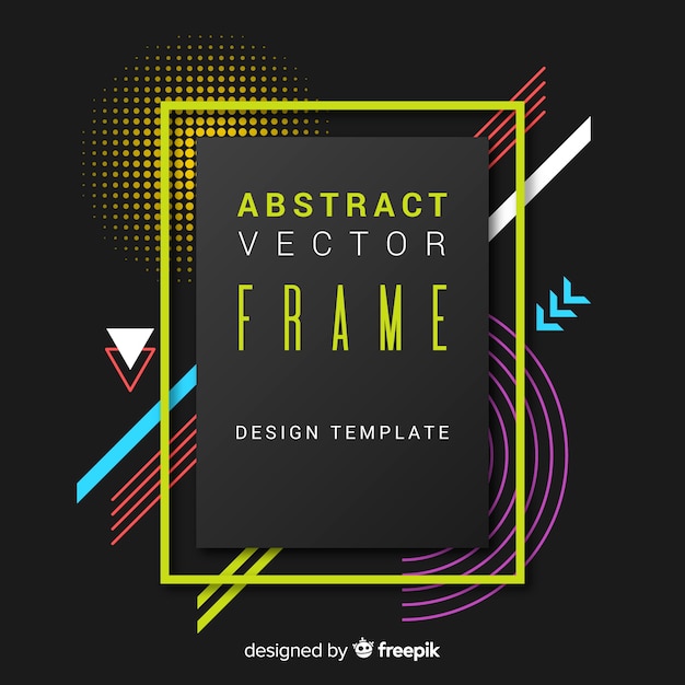 Abstract frame background