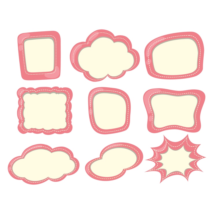 Free Vector abstract frames collection