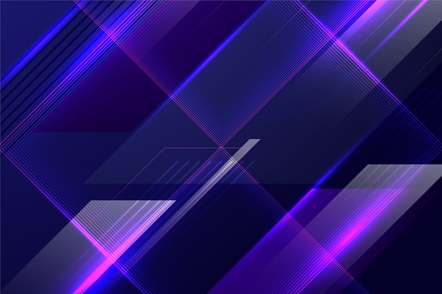 Abstract futuristic background with colorful lines