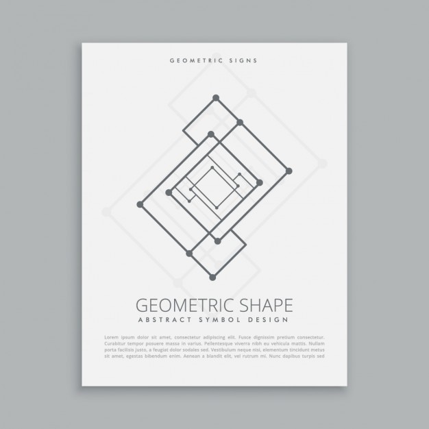 Free vector abstract futuristic geometric shape