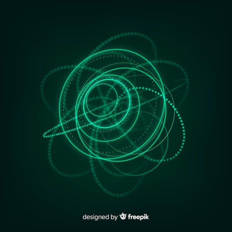 Free Vector abstract futuristic glowing hologram background