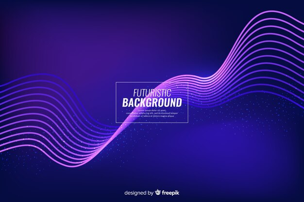 Abstract futuristic neon background