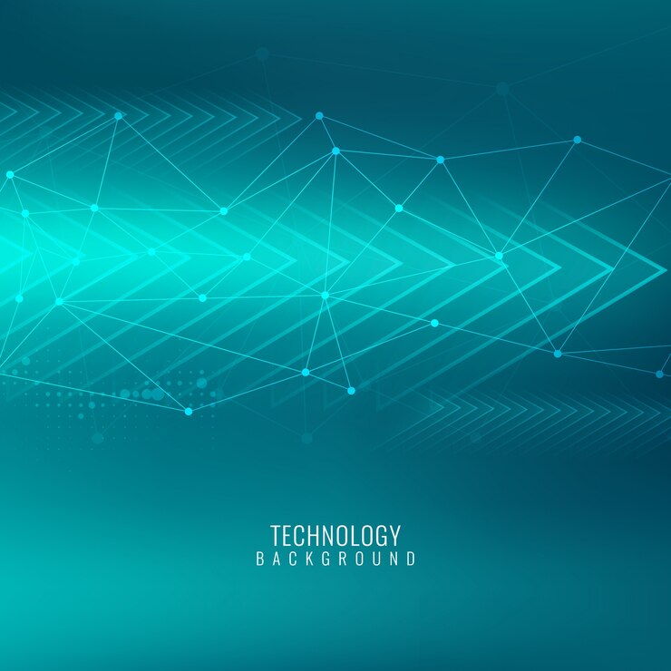 Free Vector abstract futuristic technological background
