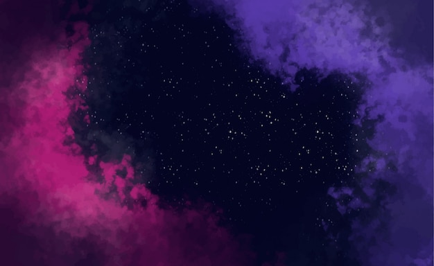 Galaxy Background Portrait