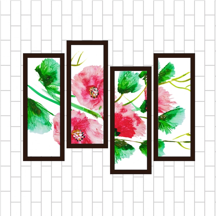 Free Vector abstract gallery painting