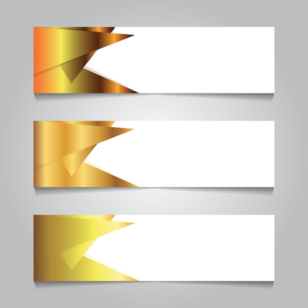 Vettore gratuito sfondo geometrico astratto colore oro di lusso per la promozione o l'offerta di illustrazione vettoriale