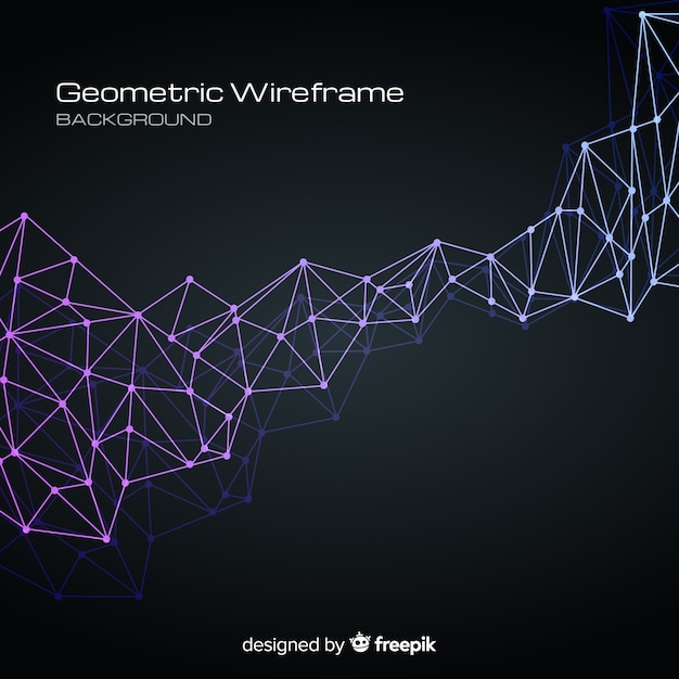 Vettore gratuito astratto geometrico