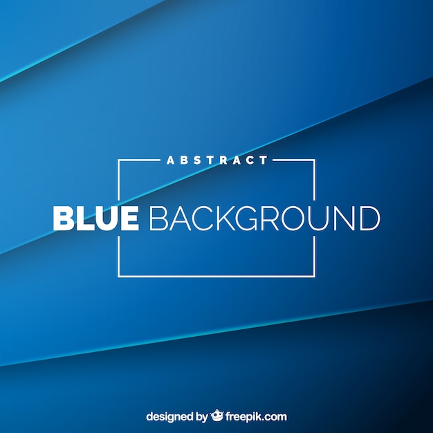 Free vector abstract geometric blue background