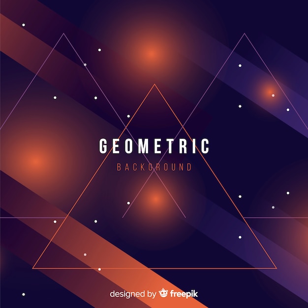 Abstract geometric colorful background