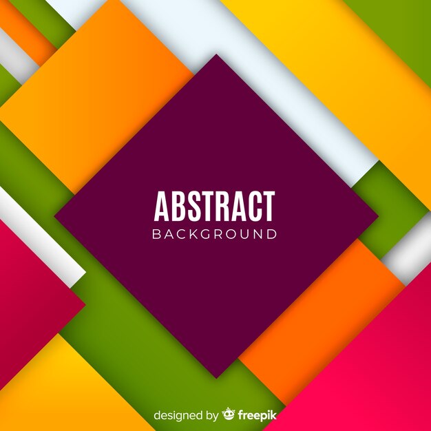 Abstract geometric colorful