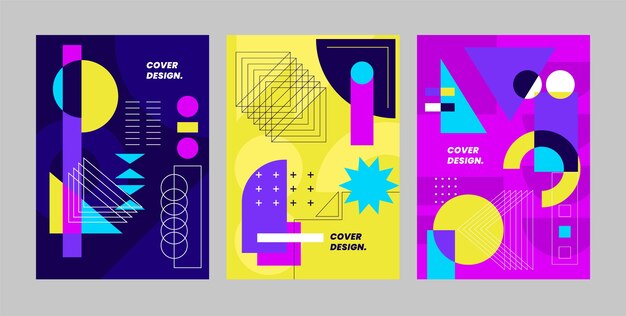 Abstract geometric cover set