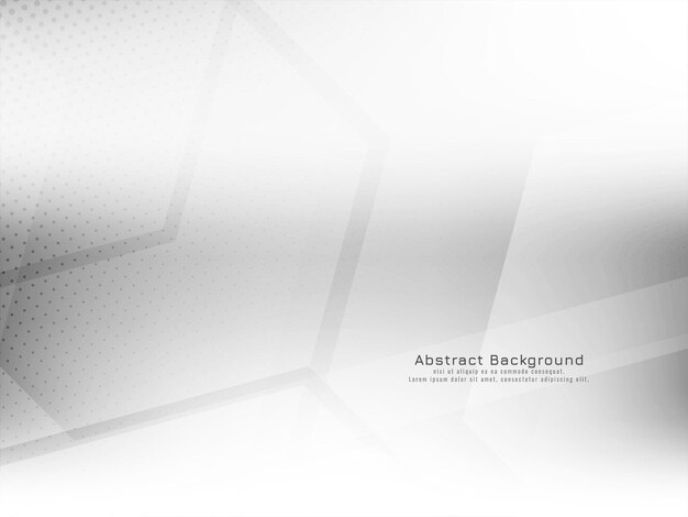 Abstract geometric hexagon style concept white background vector