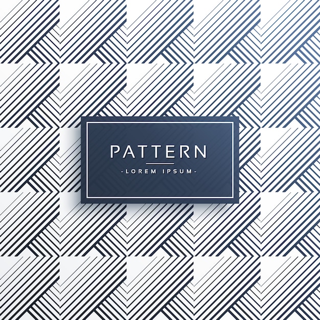 Free vector abstract geometric lines pattern background