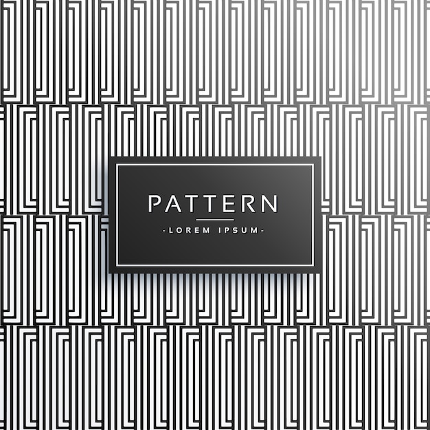 Free vector abstract geometric lines pattern design