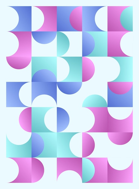 Абстрактные геометрические плакаты обложки флаеров векторные иллюстрации