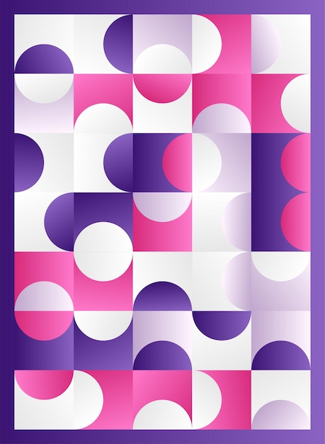 Abstract geometric poster cover flyer designs vector illustration