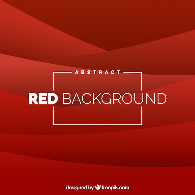 Free vector abstract geometric red background