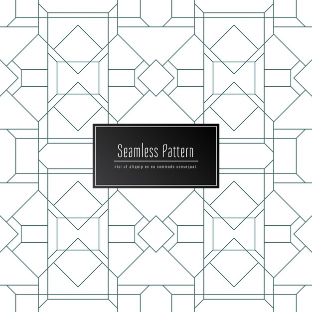 Abstract geometric seamless pattern design background