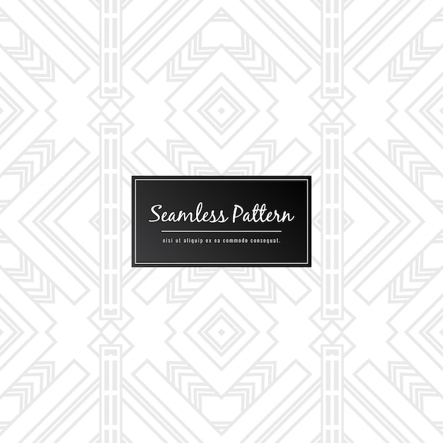Free vector abstract geometric seamless pattern
