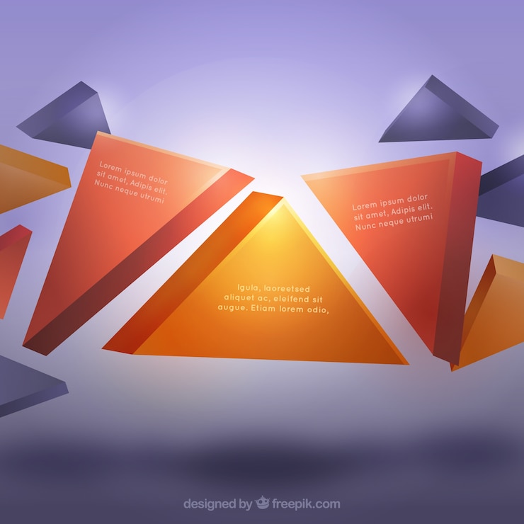 Free Vector abstract geometric shapes background