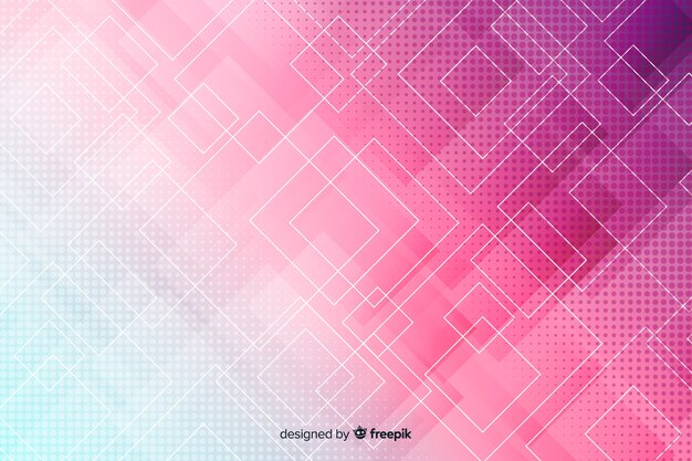 Abstract geometric shapes background