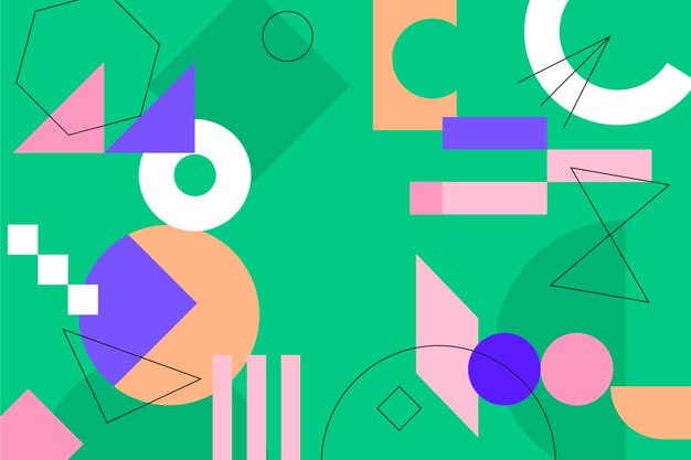 abstract geometric shapes background