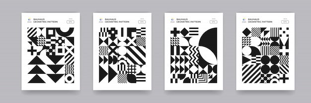 Abstract geometric shapes pattern