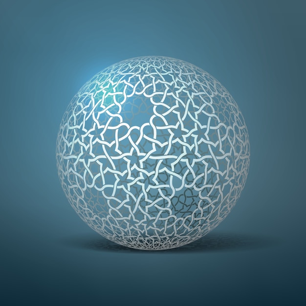 abstract geometric sphere
