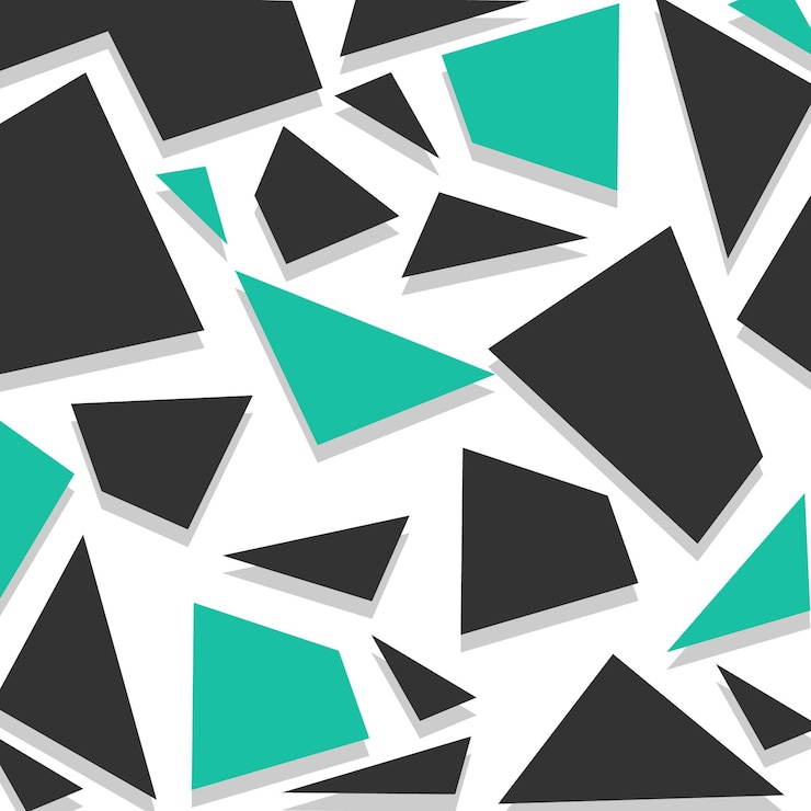 Free Vector abstract geometric triangle pattern