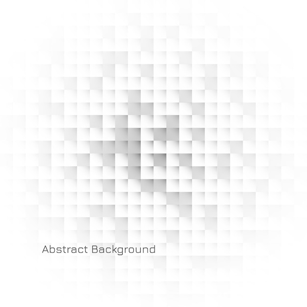 Abstract geometric white mosaic background