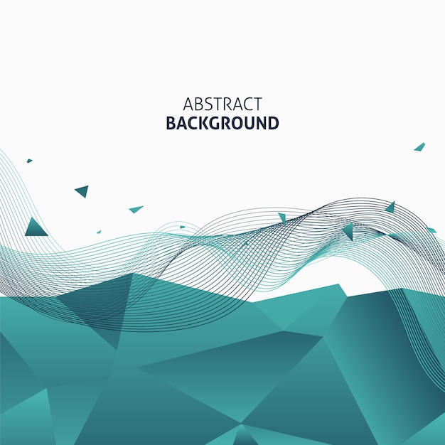 Free vector abstract geometrical background