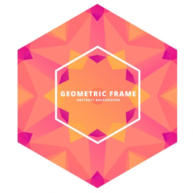 Abstract geometrical frame